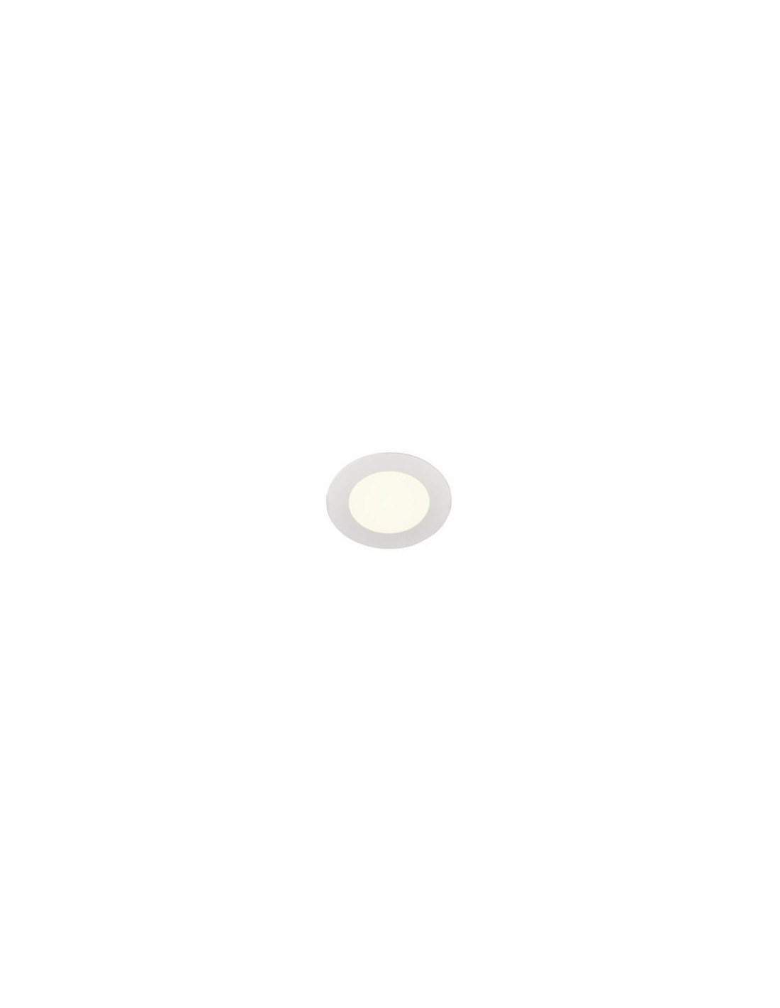 Senser 12 DL plafonnier encastré LED rond blanc 4000K