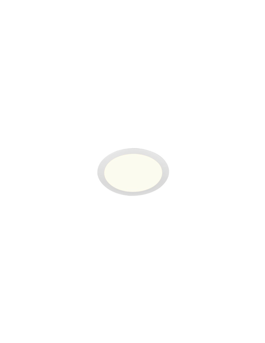Senser 24 DL plafonnier encastré LED rond blanc 4000K