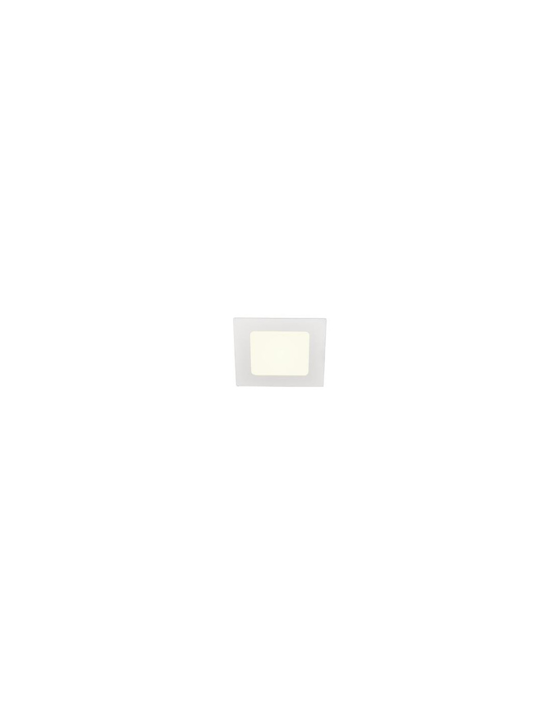 Senser 12 DL plafonnier encastré LED d'angle blanc 4000K