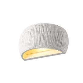 Plastra WL CURVED CUTRAIN applique murale QT-DE12 blanche