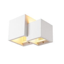 Plastra WL CUBES applique murale QT14 blanche