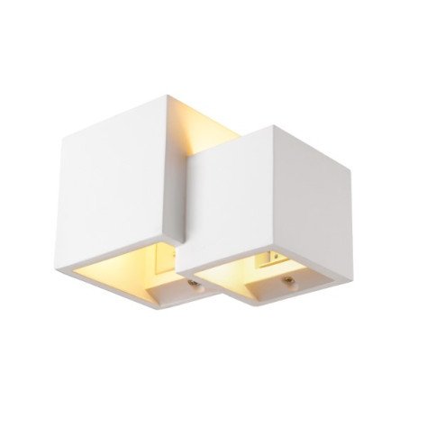 Plastra WL CUBES applique murale QT14 blanche