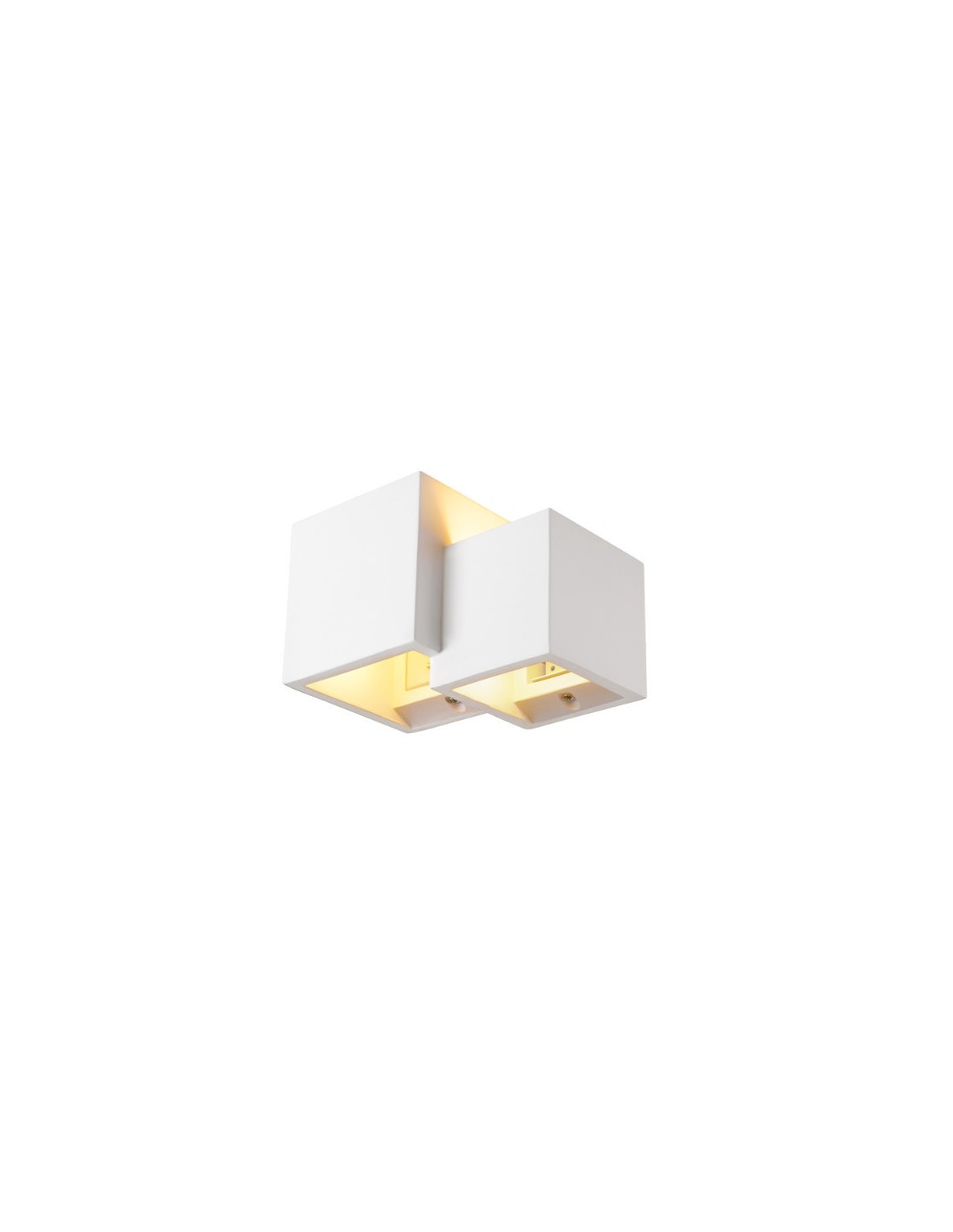 Plastra WL CUBES applique murale QT14 blanche