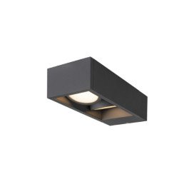 Eskina frame WL applique LED outdoor double anthracite CCT switch 3000/4000K
