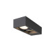 Eskina frame WL applique LED outdoor double anthracite CCT switch 3000/4000K