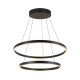One double PD DALI UP/DOWN suspension LED noire CCT Switch 3000/4000K
