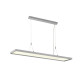 WORKLIGHT PD, Suspension argent 57 W 5000 lm 4000 K IRC 80 80° DALI