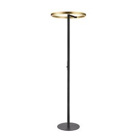 ONE STRAIGHT FL, Luminaire à poser noir/laiton 20W 1200/1200 lm 2700/3000K