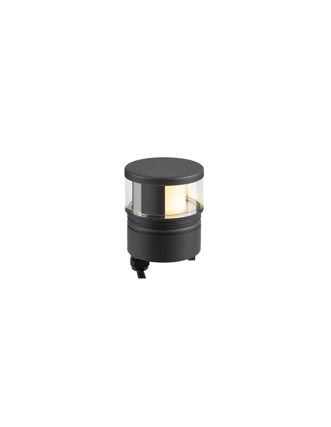 M-POL S Polehead, Shader Tête du luminaire, anthr, 11 W, 285/310 lm, 2700/3000K