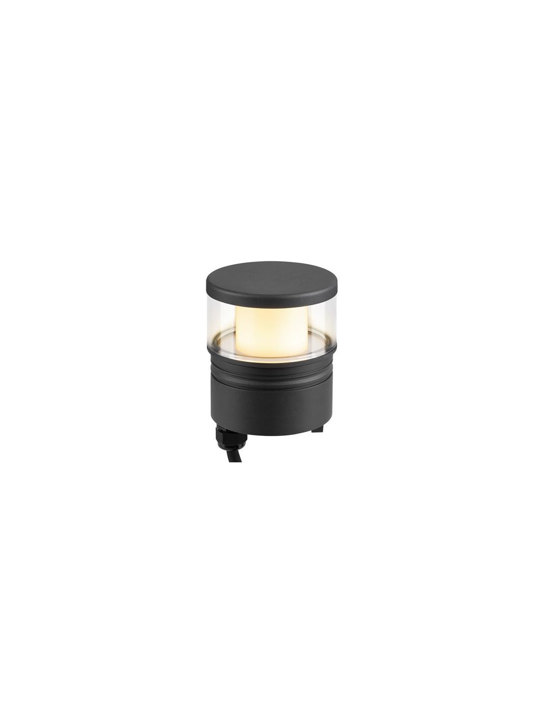 M-POL S Polehead, Tête du luminaire, anthr 19 W, 890/1950 lm, 2700/3000K, DALI