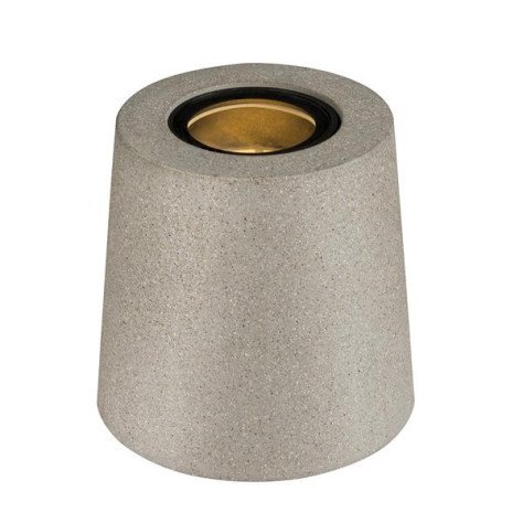 CONCRETO FL, Luminaire à poser rond gris 10 W