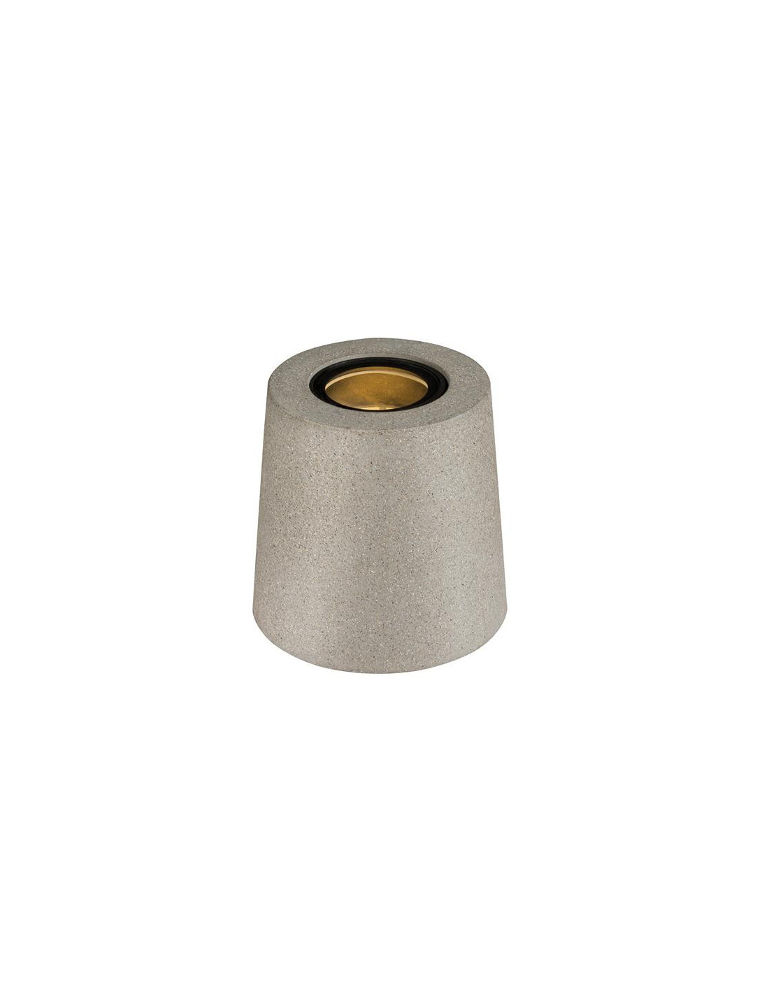 CONCRETO FL, Luminaire à poser rond gris 10 W