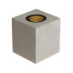 CONCRETO FL, Luminaire à poser d'angle gris 10 W