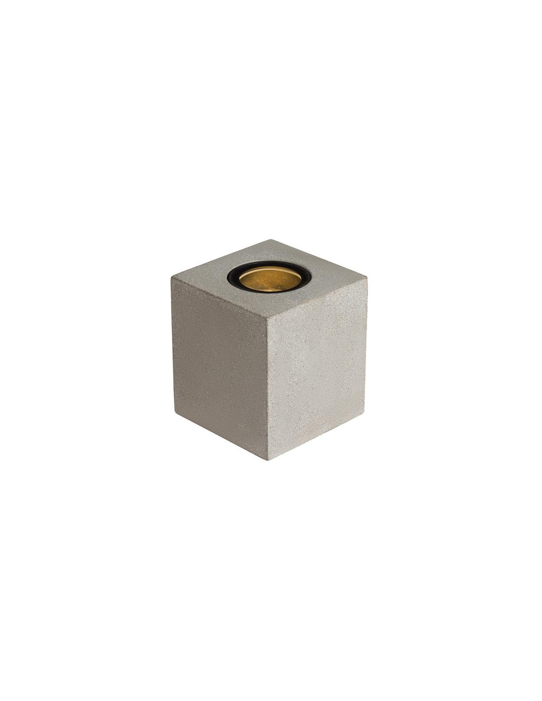 CONCRETO FL, Luminaire à poser d'angle gris 10 W