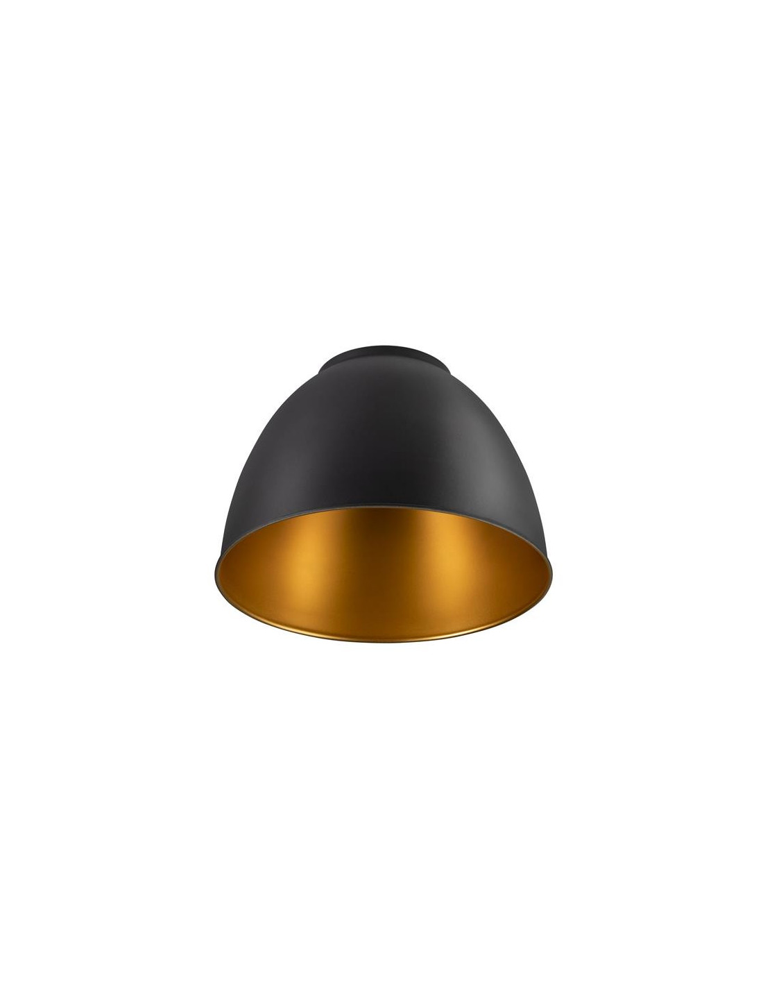 PARA DOME, Abat-jour aluminium, noir/or