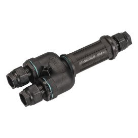 Boîtier de connexion, 5 pôles, IP68, noir, DALI