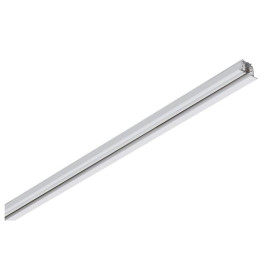 Rail encastré triphasé S-TRACK, rail haute tension, 4 m, blanc, DALI