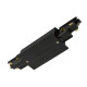 Connecteur longitudinal, pour rail encastré 3P, noir, DALI