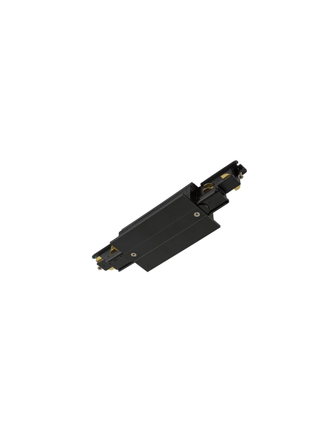 Connecteur longitudinal, pour rail encastré 3P, noir, DALI