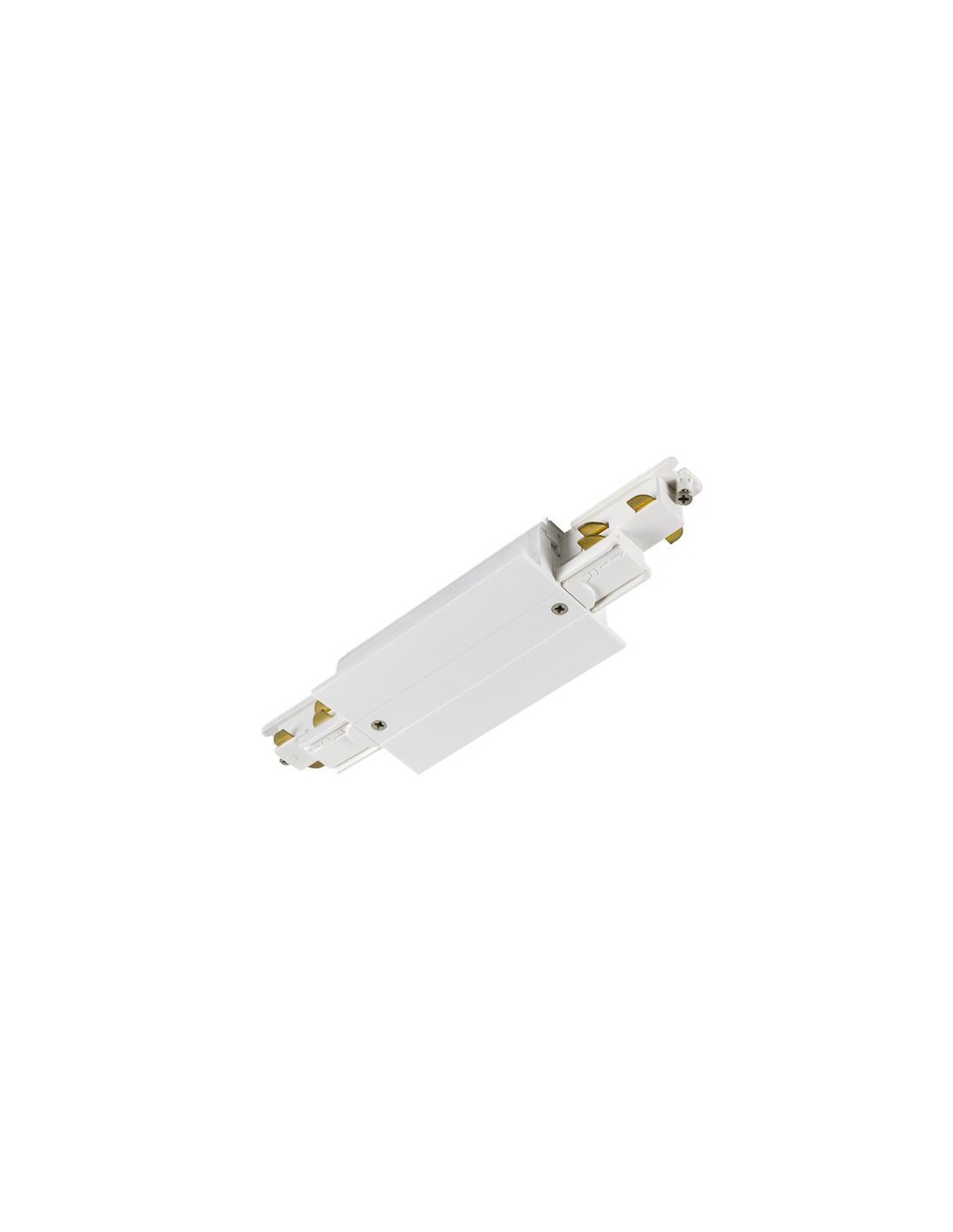 Connecteur longitudinal, pour rail encastré 3P, blanc, DALI