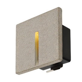 CONCRETO EL applique murale encastrée grise 32 W 15 lm 3000K