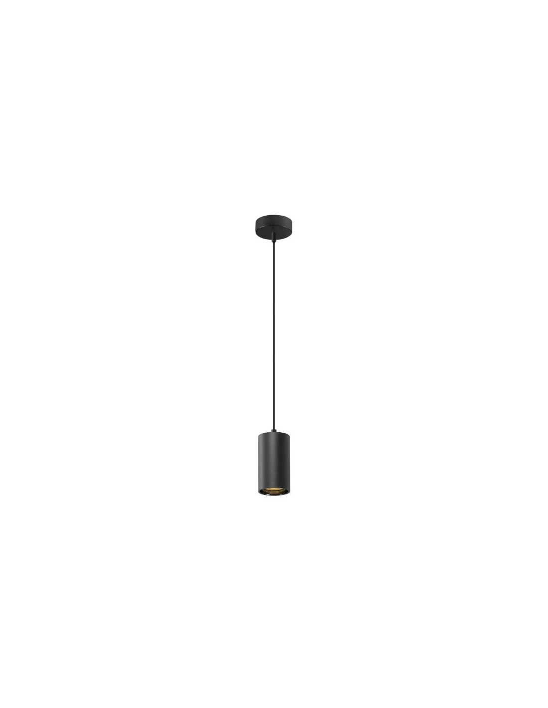 ASTO TUBE suspension GU10 longueur de suspension 250 cm max 10 W noir