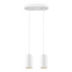 ASTO TUBE suspension GU10 longueur de suspension 250 cm 2 x 10 W max blanc