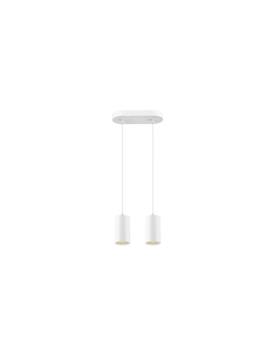 ASTO TUBE suspension GU10 longueur de suspension 250 cm 2 x 10 W max blanc