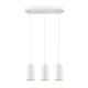 ASTO TUBE suspension GU10 longueur de suspension 250 cm max 3 x 10 W blanc