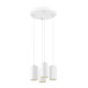 ASTO TUBE suspension GU10 longueur de suspension 250 cm max 4 x 10 W blanc