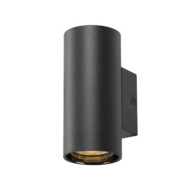 ASTO TUBE applique murale apparente cylindrique max 1 x 10 W noir