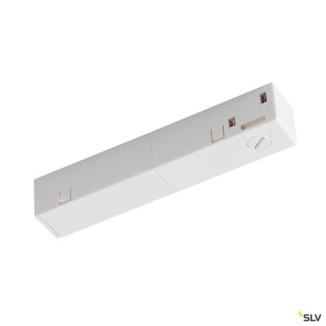 Dispositif d'alimentation d'extrémité gauche 48 V TRACK blanc DALI