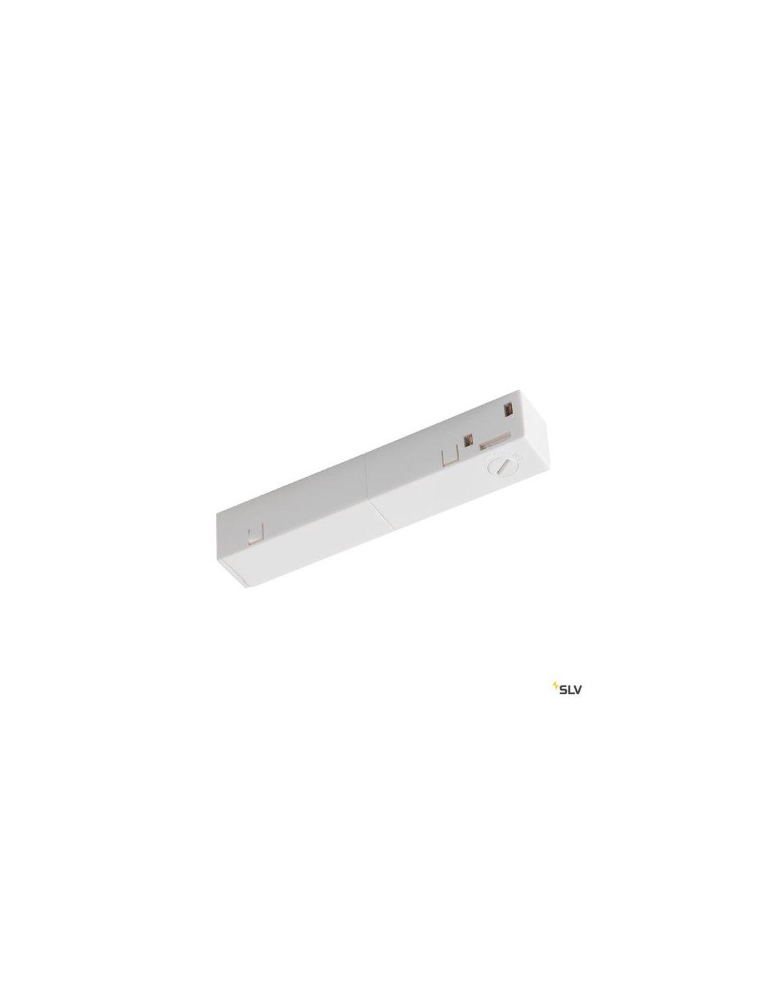 Dispositif d'alimentation d'extrémité gauche 48 V TRACK blanc DALI