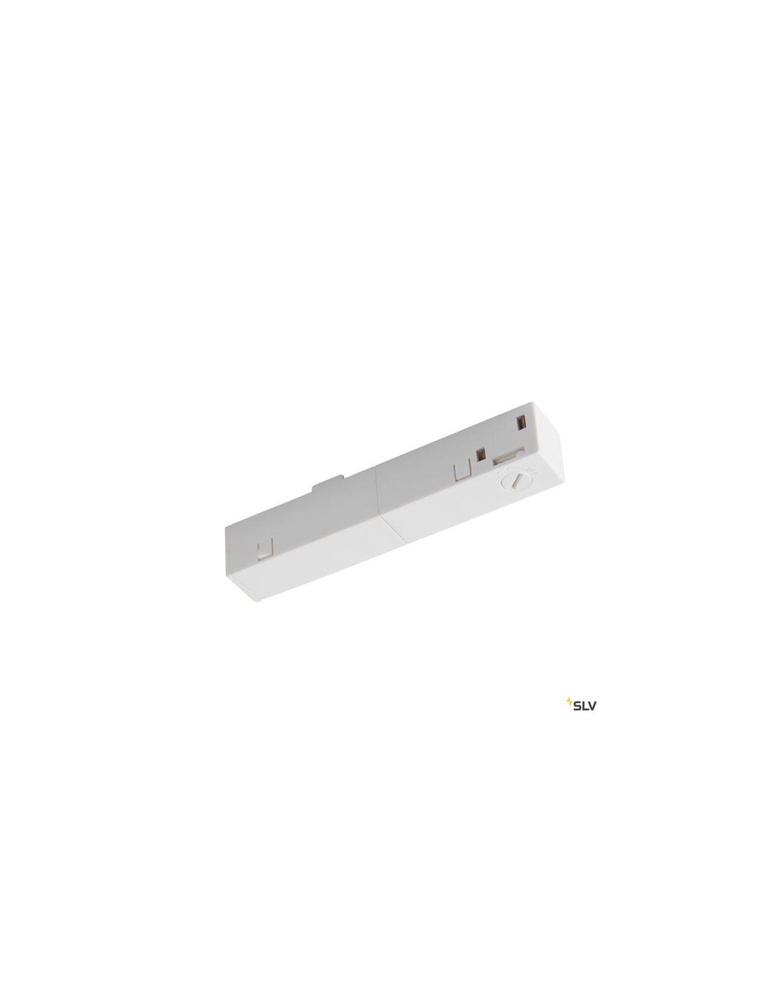 Dispositif d'alimentation d'extrémité droite 48 V TRACK blanc DALI