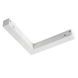 Connecteur en L électrique 48 V TRACK blanc DALI
