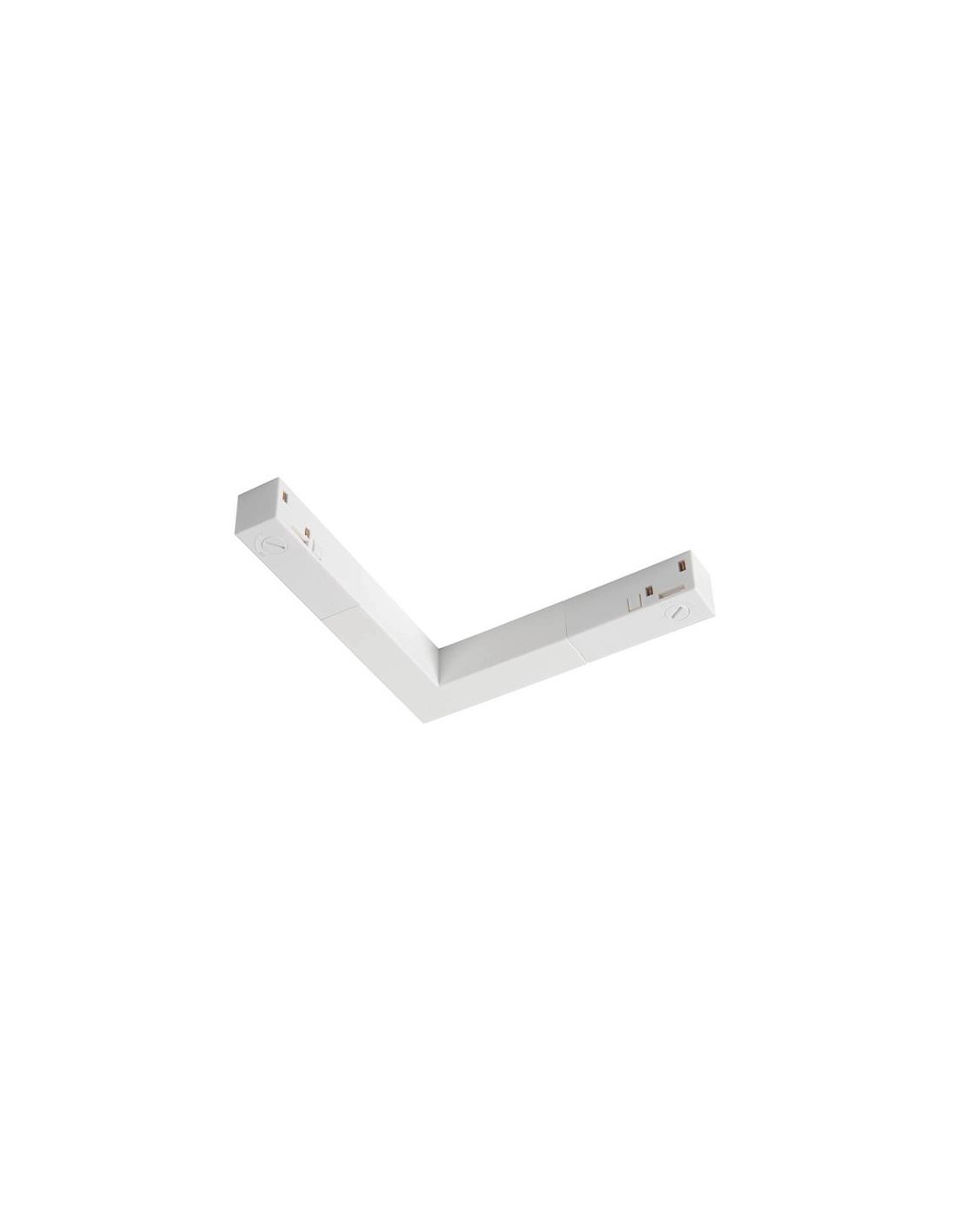 Connecteur en L électrique 48 V TRACK blanc DALI