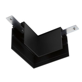 Connecteur en L mécanique 48V TRACK rail apparent profond Stereo droite noir
