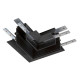 Connecteur en L 48 V TRACK pour rail encastré profond Stereo gauche noir