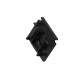 Cache d'extrémité pour rail apparent standard 48 V TRACK noir