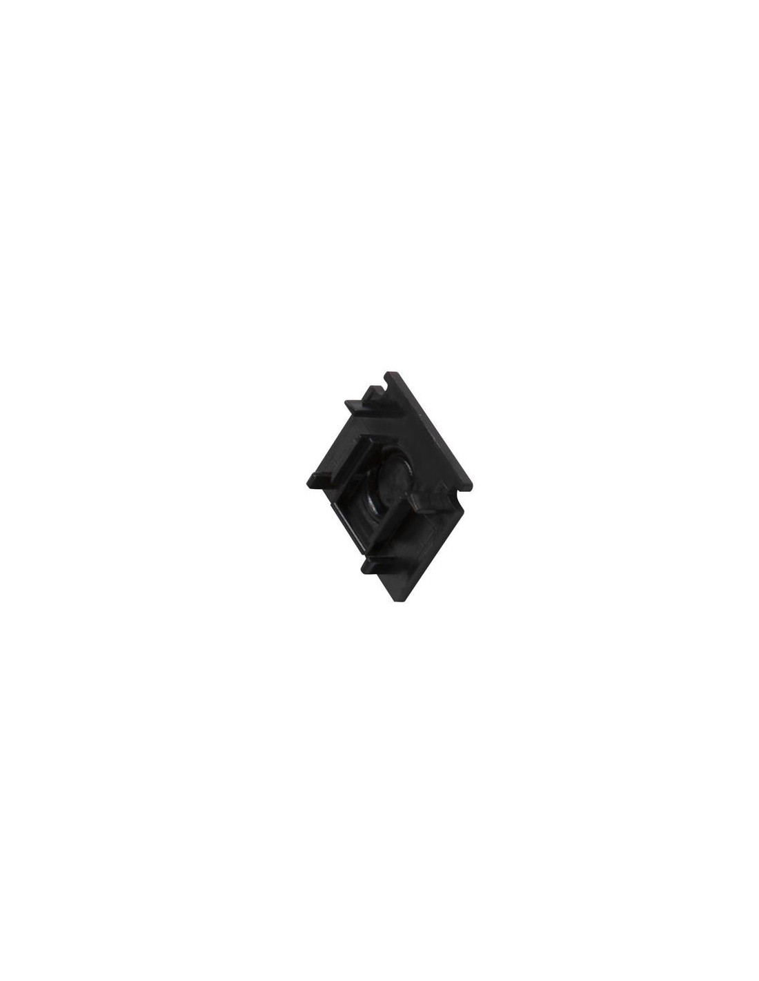 Cache d'extrémité pour rail apparent standard 48 V TRACK noir