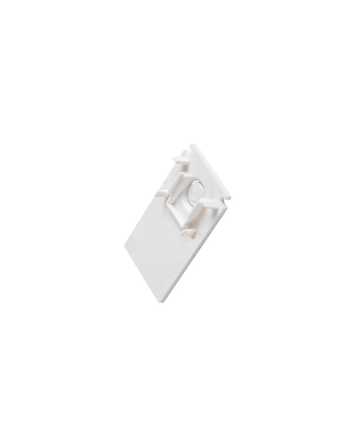Cache d'extrémité pour rail apparent profond 48 V TRACK blanc
