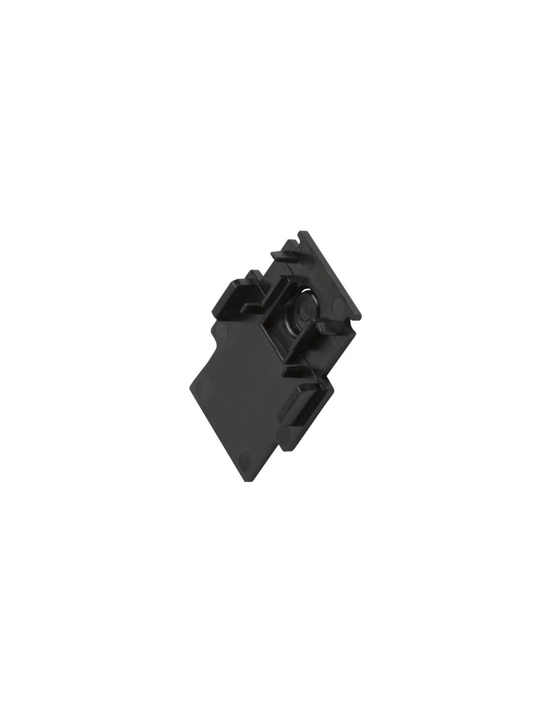 Cache d'extrémité pour rail encastré 48 V TRACK noir