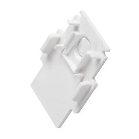 Cache d'extrémité pour rail encastré 48 V TRACK blanc