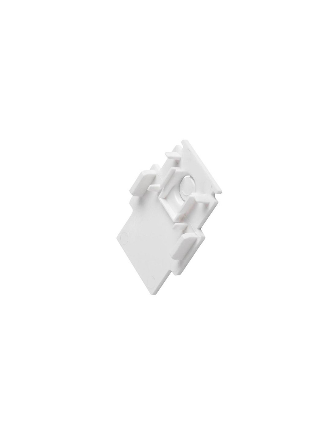 Cache d'extrémité pour rail encastré 48 V TRACK blanc