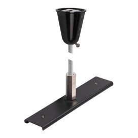 Plaque de renforcement de rails avec kit de suspension 48 V TRACK barre 1 m noir