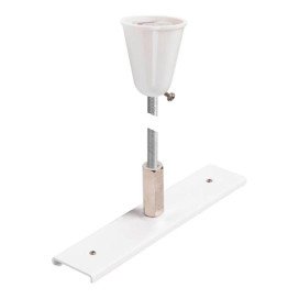 Plaque de renforcement de rails avecKit de suspension 48 V TRACK barre 1 m blanc