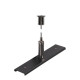 Plaque de renforcement de rails avec kit de suspension 48 V TRACK câble 3 m noir