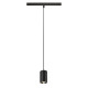 NUMINOS® XS 48 V TRACK DALI suspension noir/chromé 8,7W 650lm 2700 K IRC 90 40°
