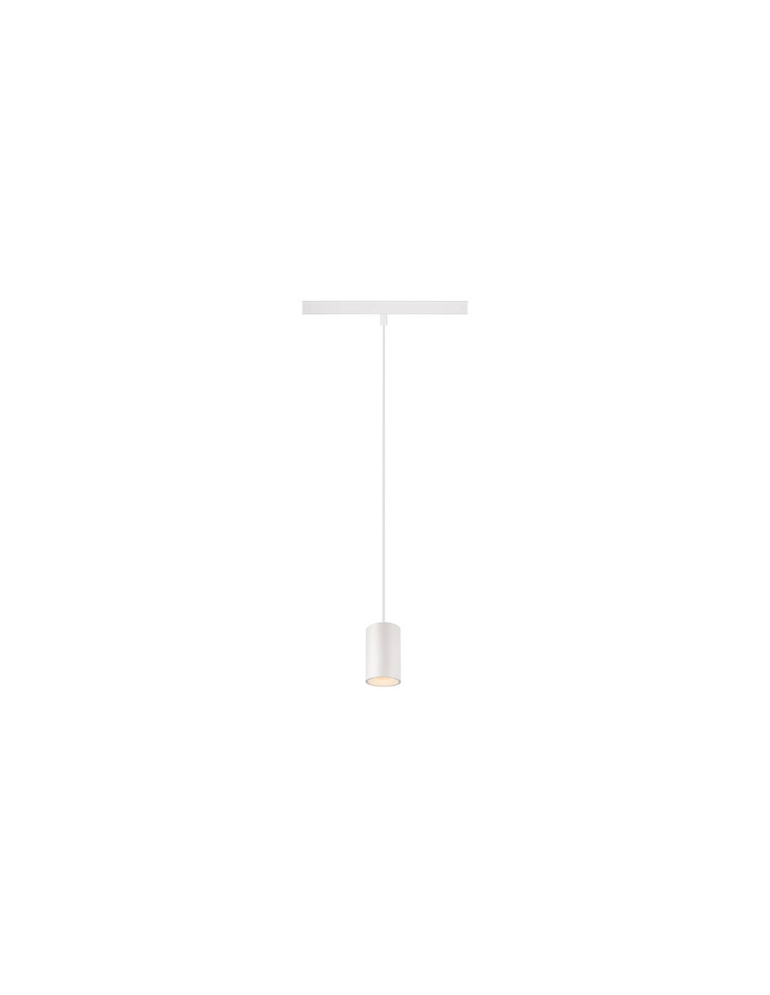 NUMINOS® XS 48 V TRACK DALI suspension blanc/blanc 8,7W 670lm 2700 K IRC 90 55°