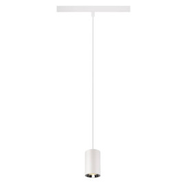 NUMINOS® XS 48 V TRACK DALI suspension blanc/chromé 8,7 W 720 lm 3000K 55°
